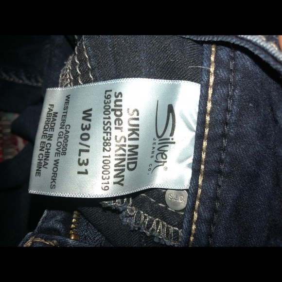 Silver Suki Super Skinny 30/31 Jeans - Picture 2 of 4